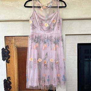 Jessica Howard floral, purple dress